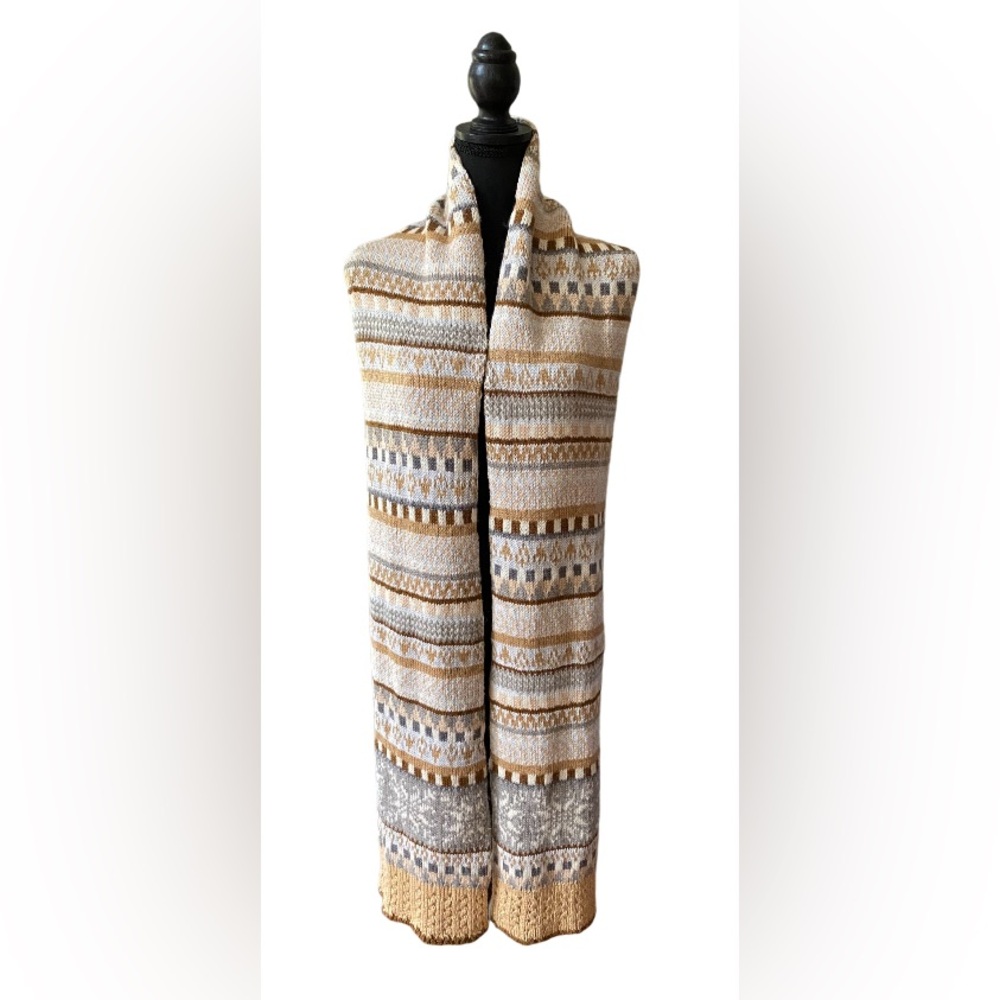 V. FRAAS: Long Wool Mix Winter Scarf